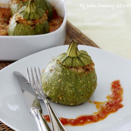 Rezeptbild: Gefüllte Zucchini...