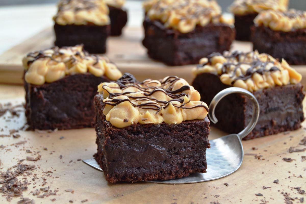 Rezeptbild: Saftige Brownies mit Dulce de leche