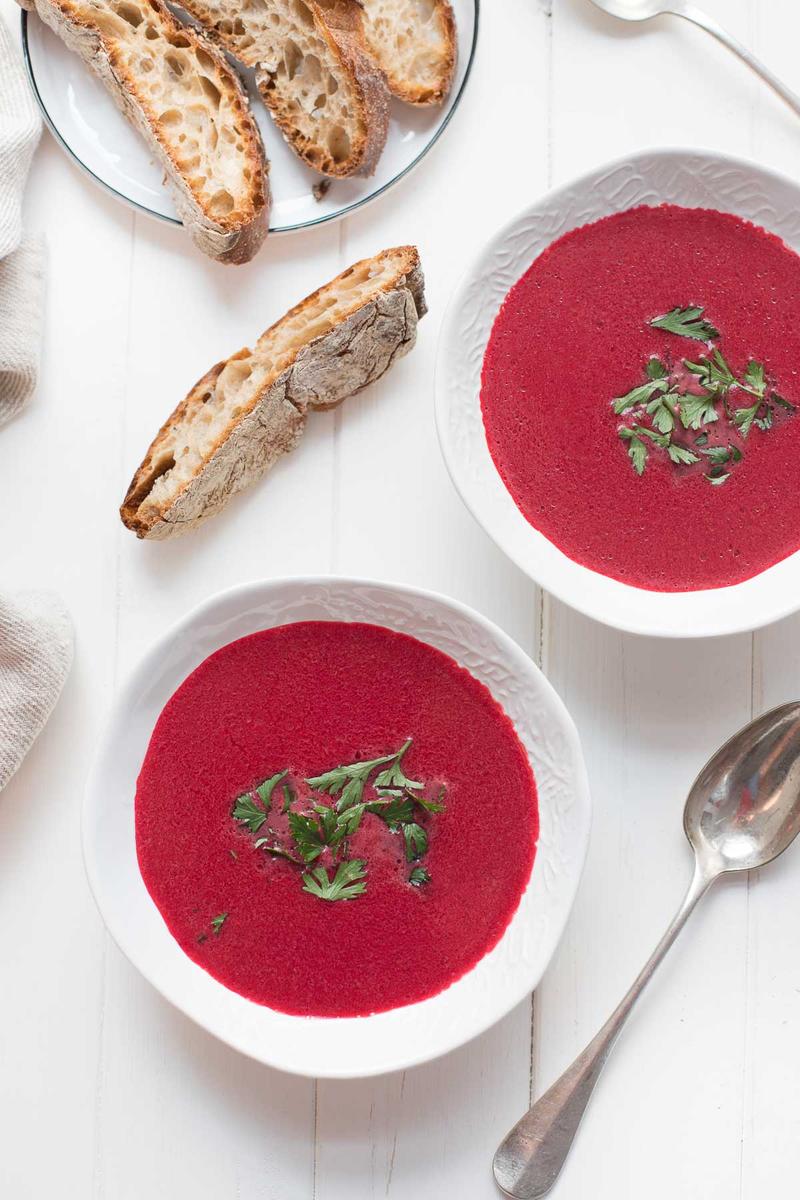 Rezeptbild: Rote-Bete-Kokos-Suppe mit Ingwer