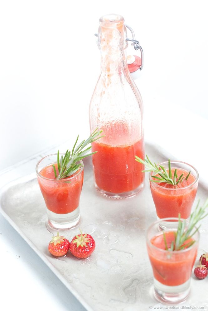 Rezeptbild: Erdbeerlimes