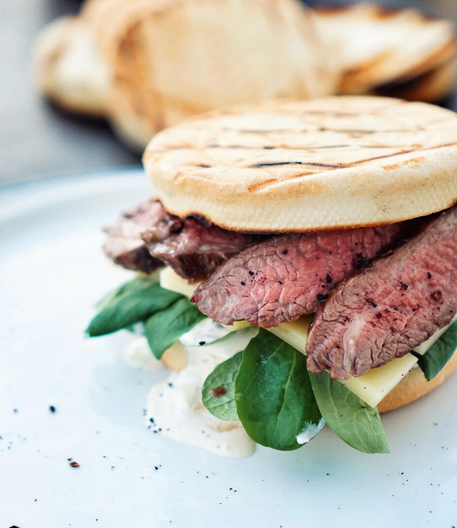 Rezeptbild: Flanksteakburger