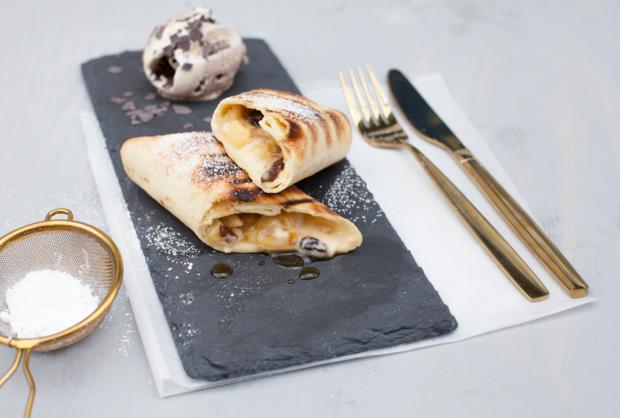 Rezeptbild: Schneller BBQ-Apfelstrudel