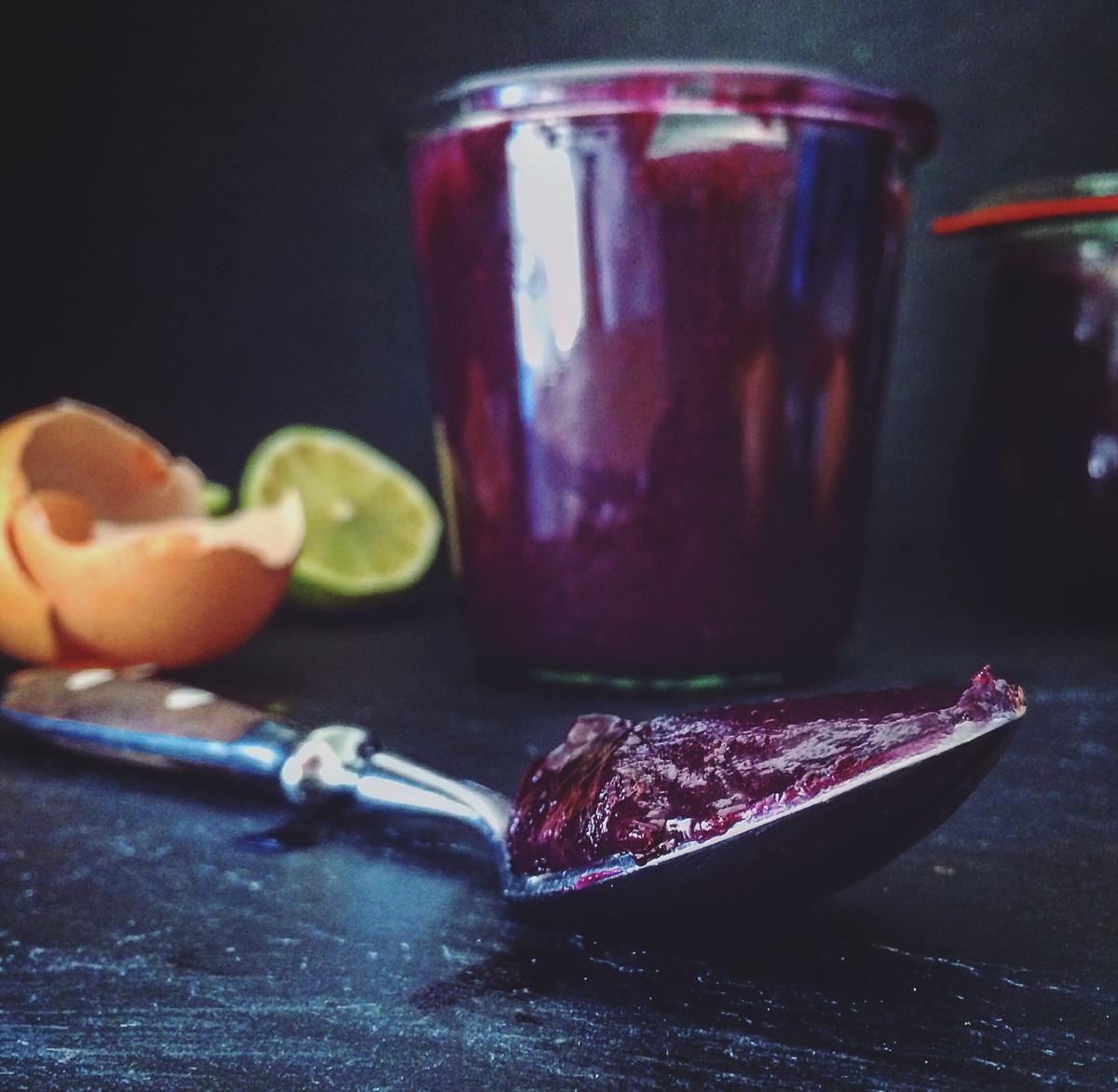 Rezeptbild: Blaubeer-Curd