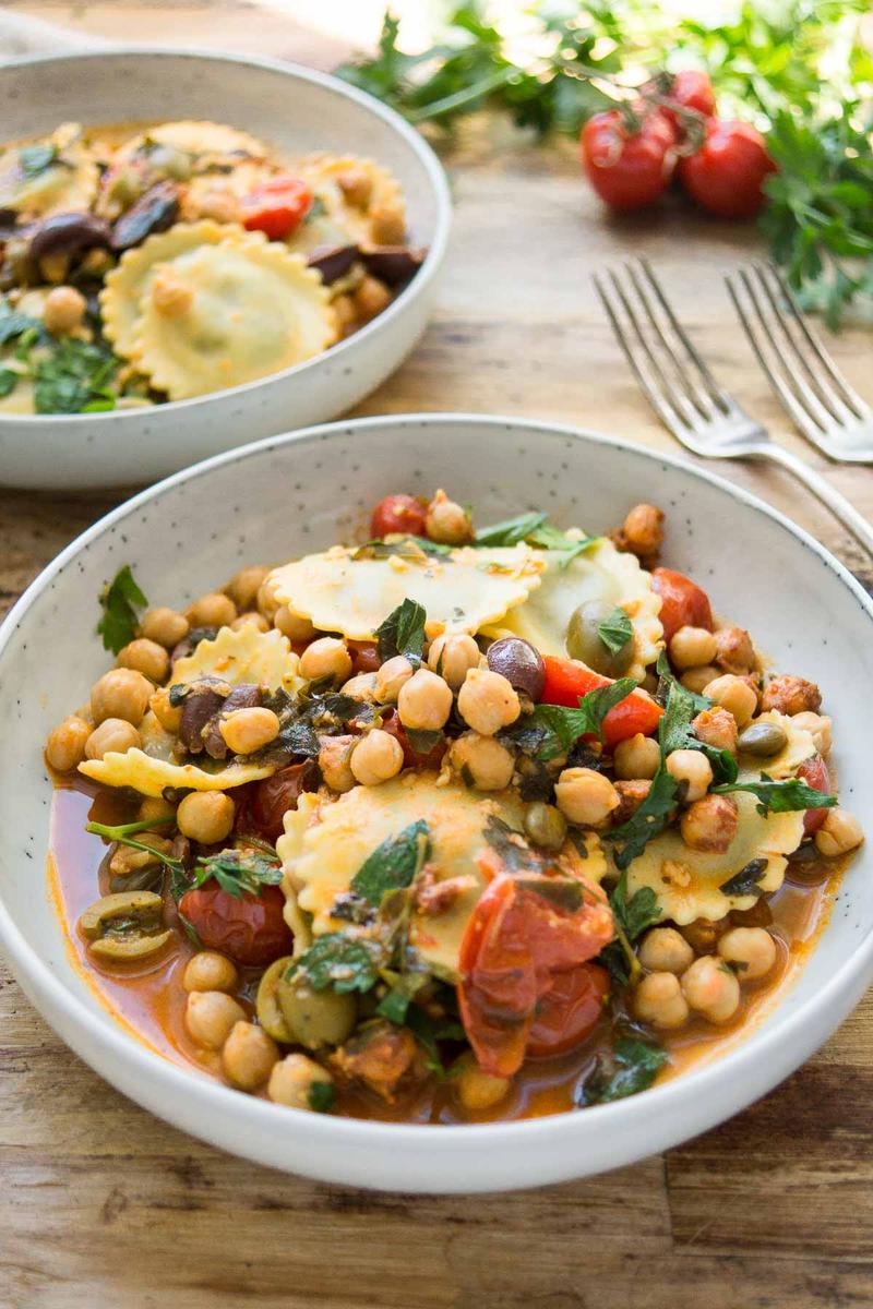 Rezeptbild: Mediterrane Raviolo