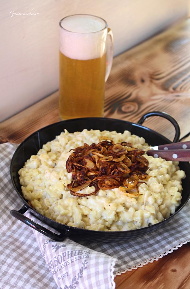Rezeptbild: Kasspotzn mit Röstzwiebeln