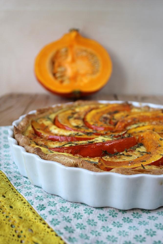 Rezeptbild: Kürbis-Ricotta-Quiche