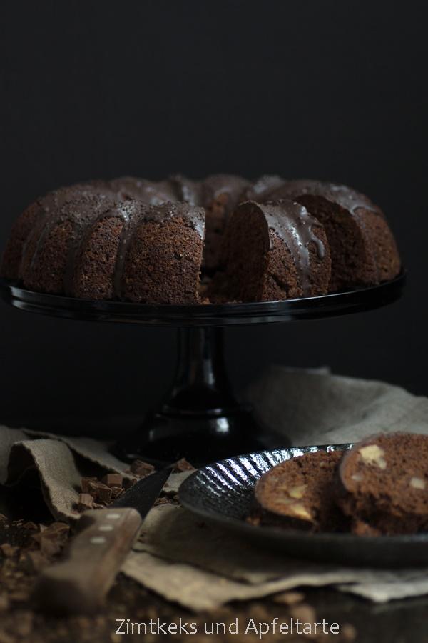 Rezeptbild: Schokokuchen mit Walnüssen und Zucchini