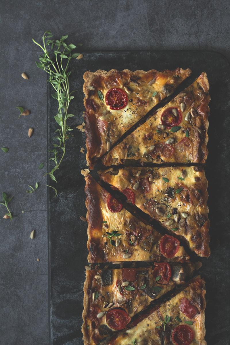 Rezeptbild: Ratatouille-Tarte
