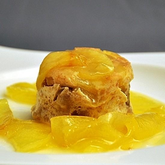 Rezeptbild: Weihnachtliche Apfel-Tarte-Tatin mit Salzbutter