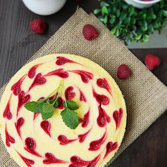 Rezeptbild: Käsekuch mit kleinen Hertzen