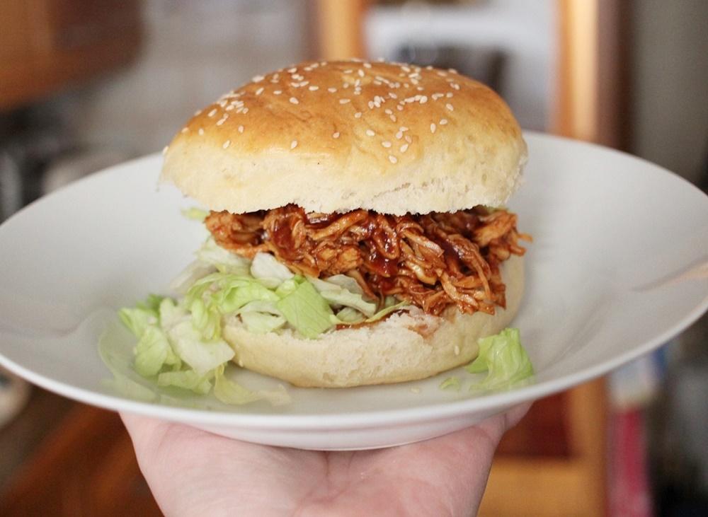 Rezeptbild: Pulled Chicken aus dem Backofen