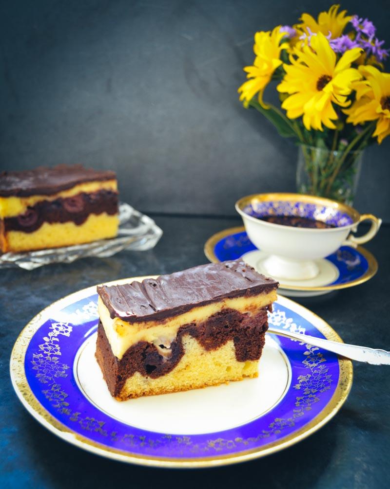 Rezeptbild: omas donauwelle mit buttercreme 