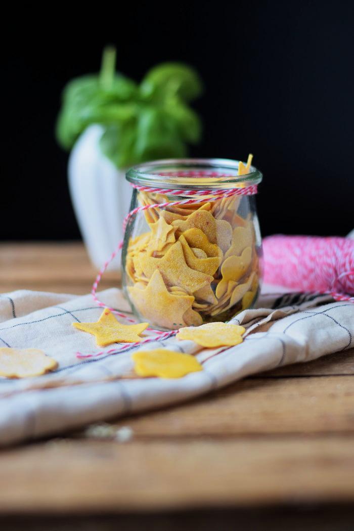 Rezeptbild: Kürbis Pasta als Geschenk oder mit cheesy Meatballs
