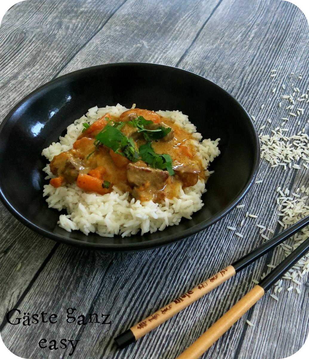 Rezeptbild: Curry mit Süßkartoffel und Schweinefleisch