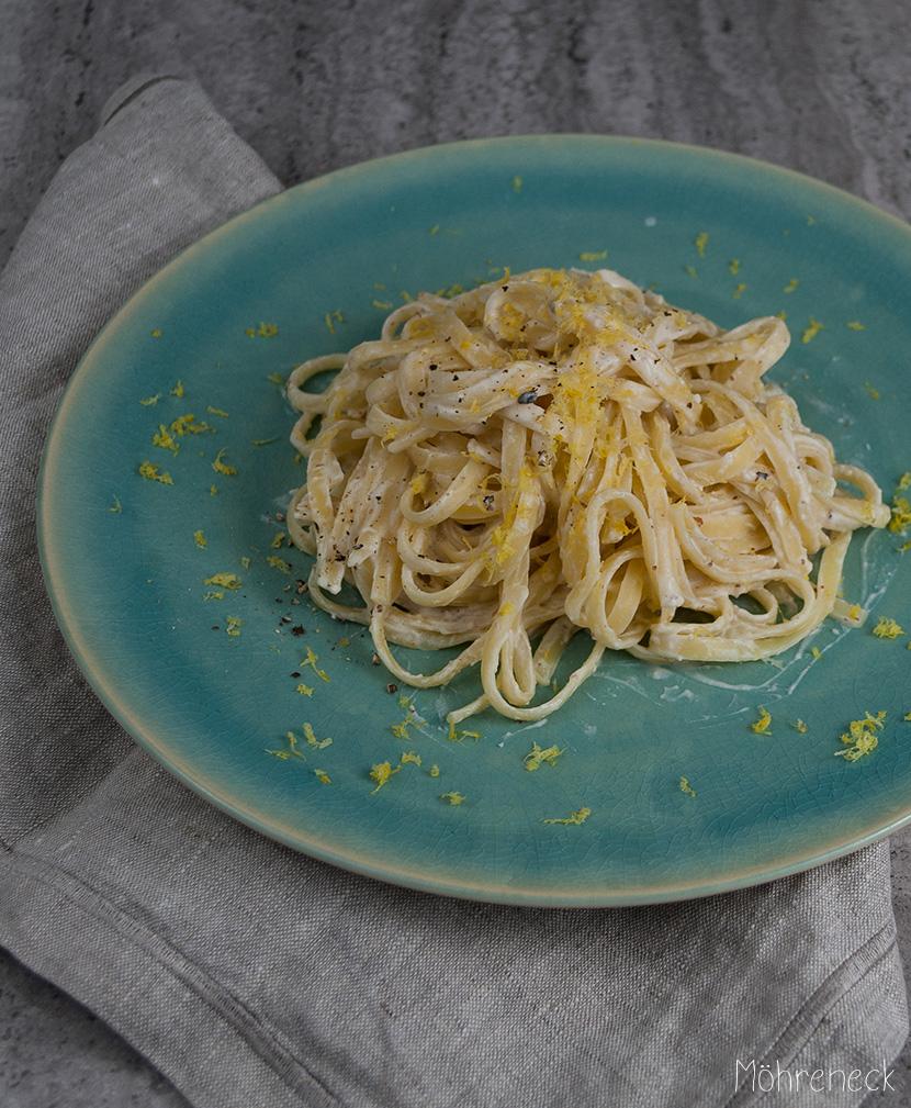 Rezeptbild: Tagliatelle mit Zitronen-Sahne-Sauce