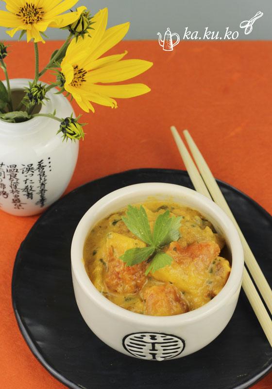 Rezeptbild: Erdnuss-Papaya-Curry