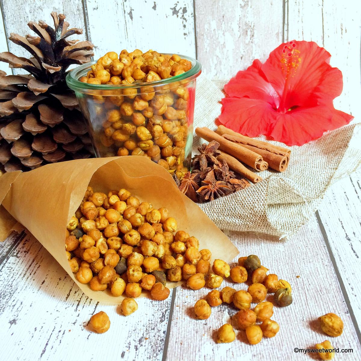 Rezeptbild: Kichererbsen Snack,vegan und gesund