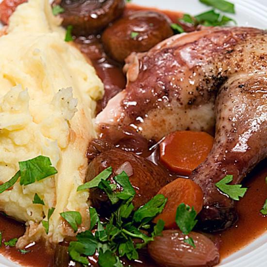 Rezeptbild: Coq au vin nach Anthony Bourdain