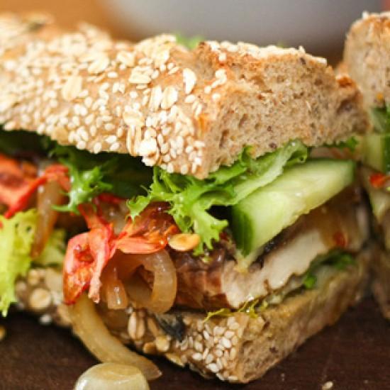 Rezeptbild: Portobello Sandwich