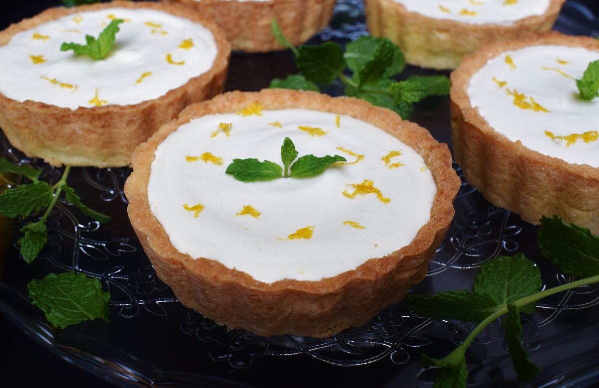 Rezeptbild: Grapefruit Minz Tartelettes