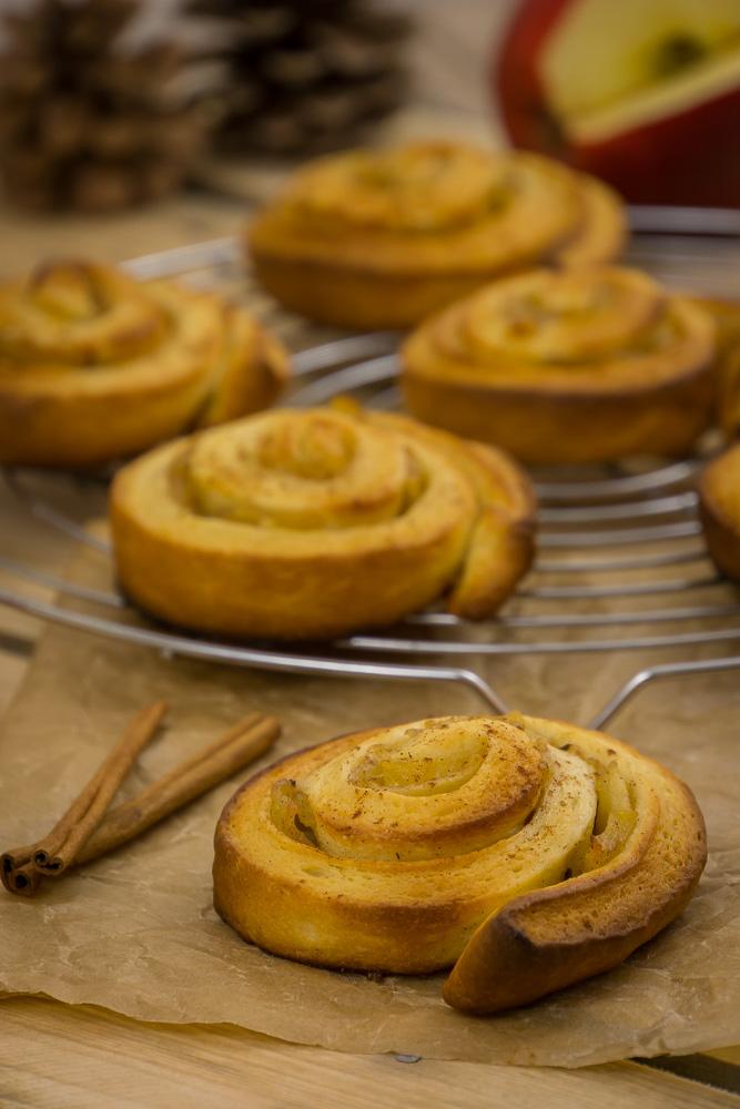 Rezeptbild: Apfel-Zimt-Schnecken
