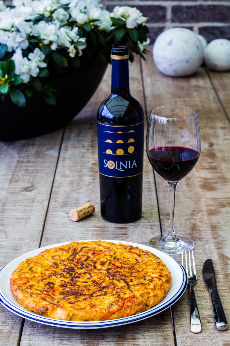 Rezeptbild: Tortilla de patatas mit Paprika