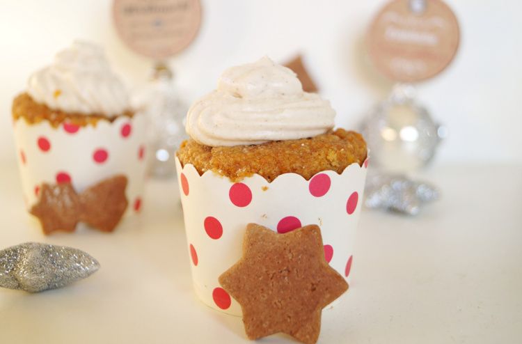 Rezeptbild: Kürbis Lebkuchen Cupcakes