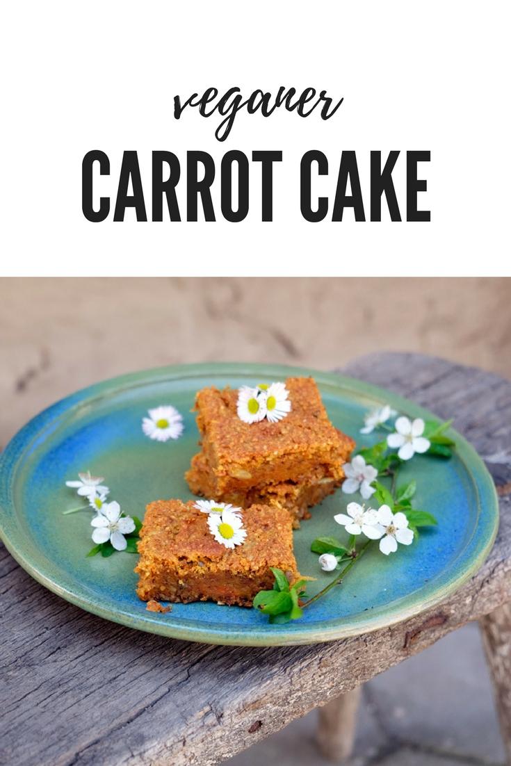 Rezeptbild: veganer CARROT CAKE