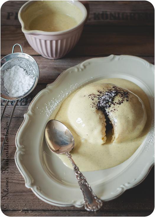 Rezeptbild: Germknödel mit Vanillesauce