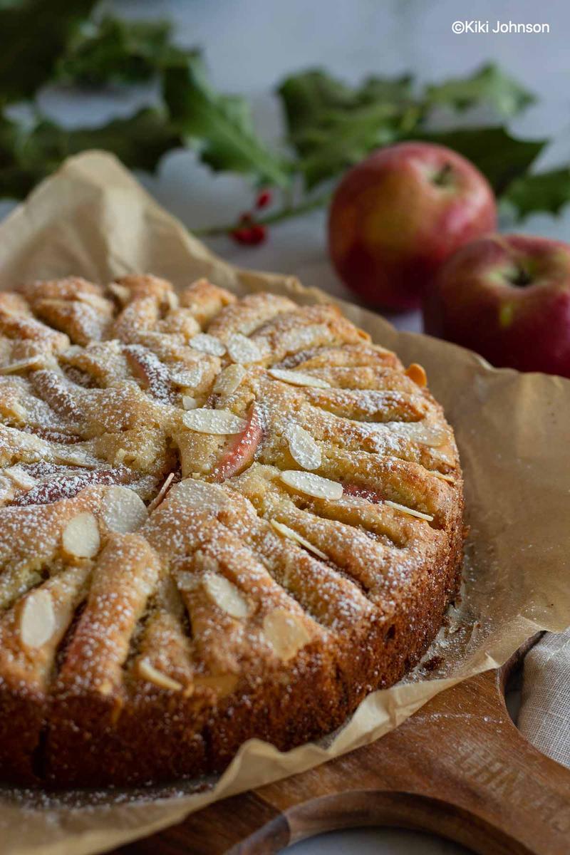 Rezeptbild: Apfelkuchen mit Marzipan