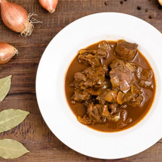 Rezeptbild: Gulasch vom Wildschwein