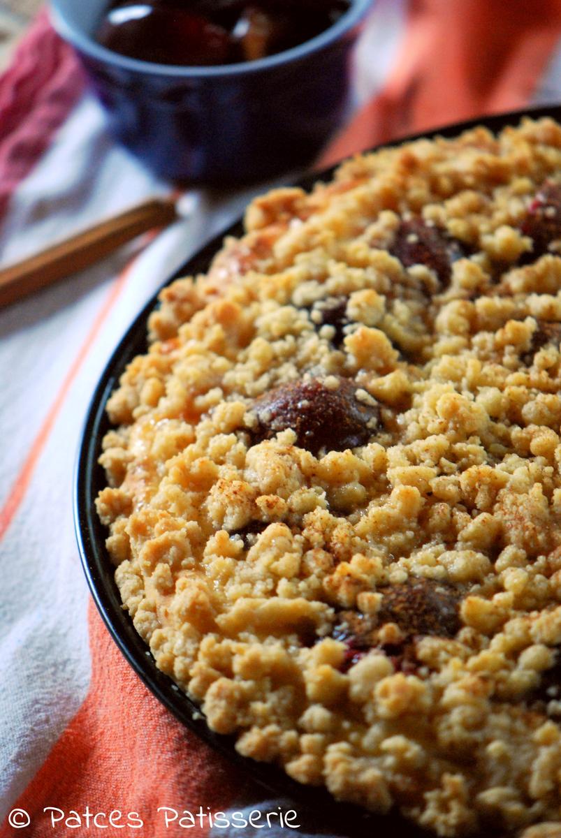 Rezeptbild: Saftiger Zwetschgen-Streuselkuchen mit Pudding