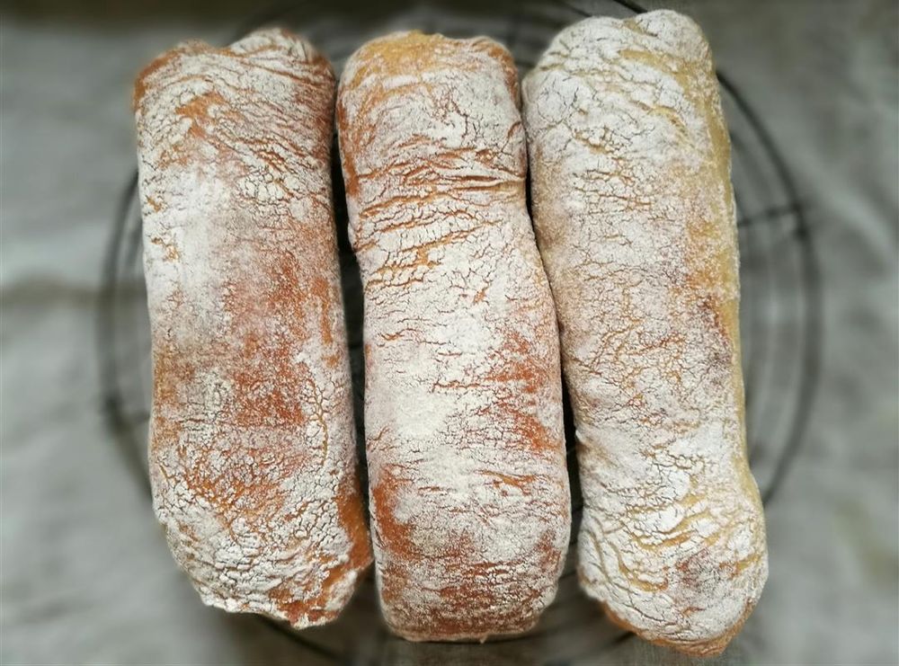 Rezeptbild: Einfaches Chiabatta aus 5 Zutaten