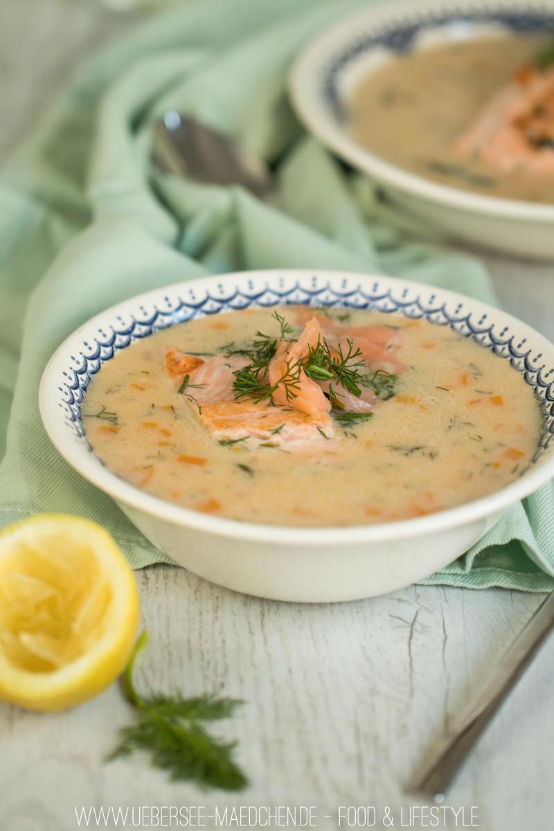 Rezeptbild: Cremige Fischsuppe mit Lachs
