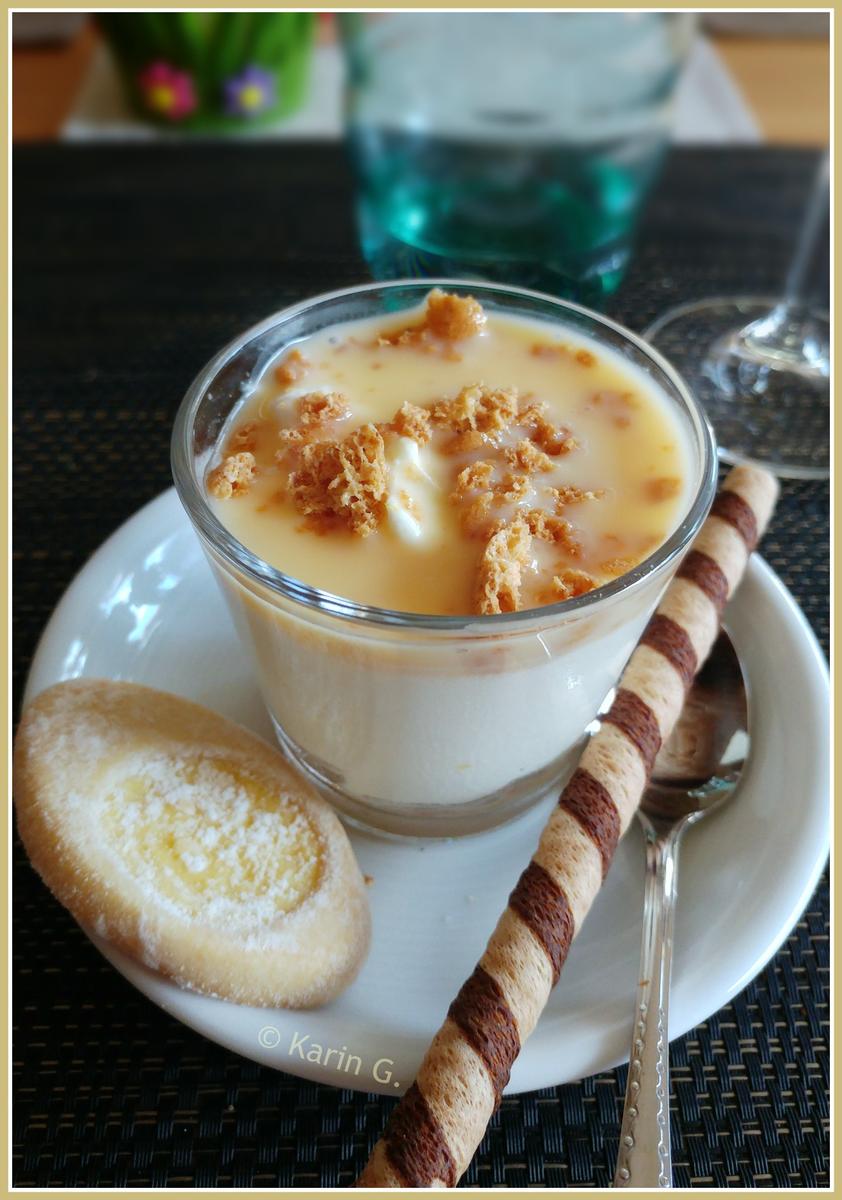 Rezeptbild: Zitronencreme mit Ricotta, Eierlikör und Amarettini