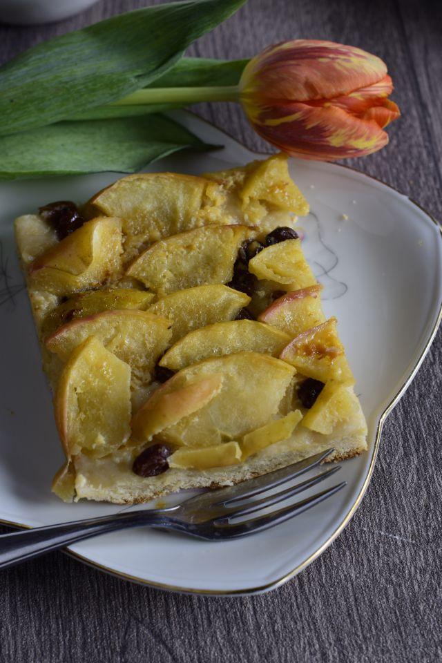 Rezeptbild: Apfelkuchen mit Hefedinkelteig und Wumms