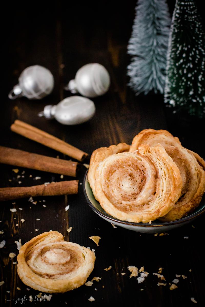 Rezeptbild: Blätterteig Zimtschnecken