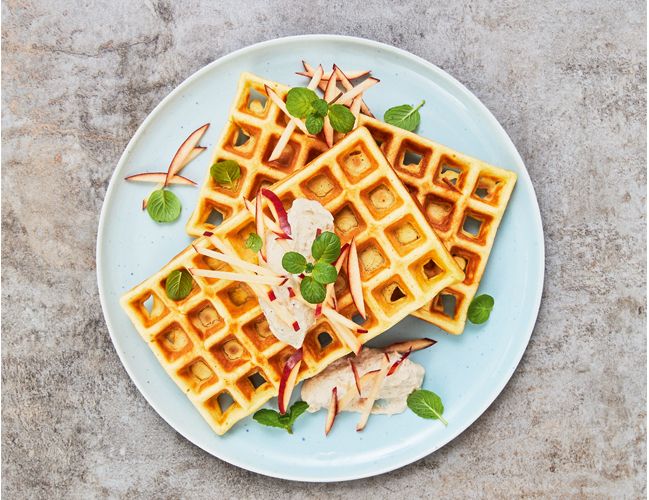 Rezeptbild: Kinderleichte Fruchtsaftwaffeln