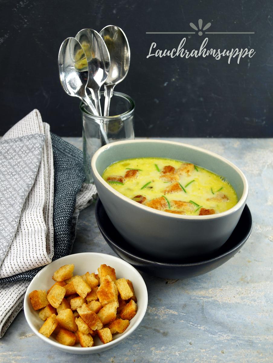 Rezeptbild: Lauchrahmsuppe