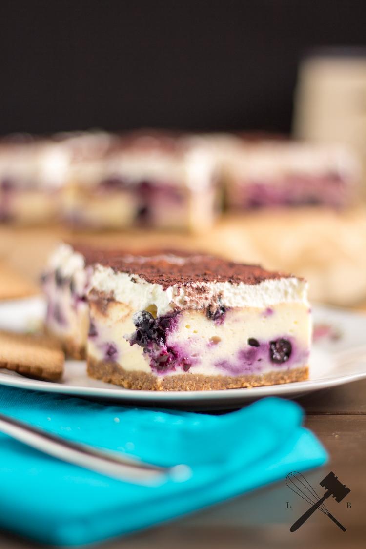 Rezeptbild: Blueberry Cheesecake Bars
