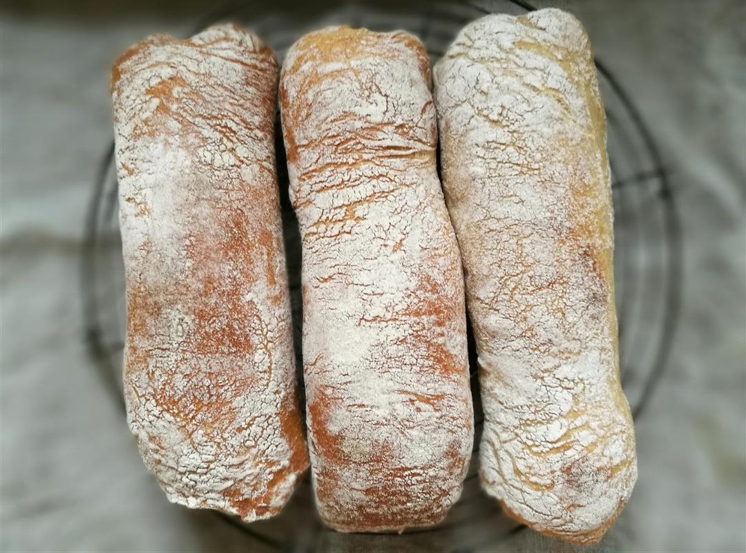Rezeptbild: Einfaches Chiabatta aus 5 Zutaten