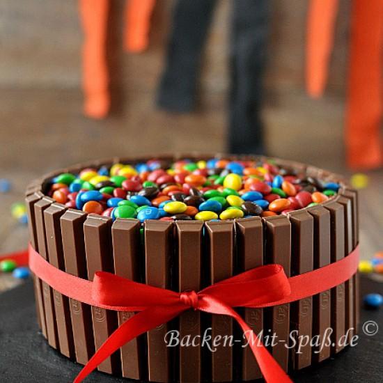 Rezeptbild: Kitkat M&M's Torte