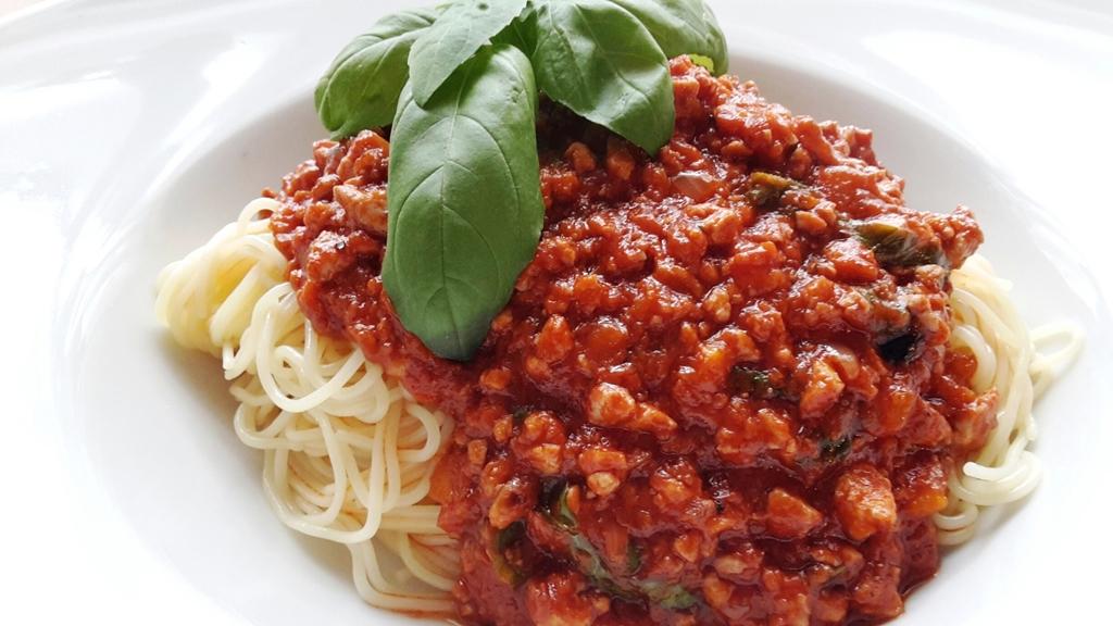 Rezeptbild: Vegetarische vegane Bolognese