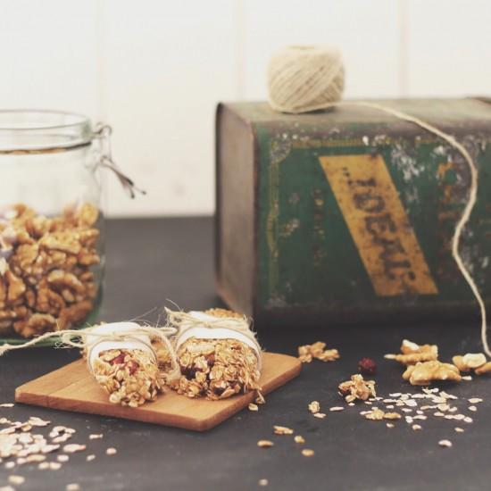 Rezeptbild: Müesliriegel mit Cranberries