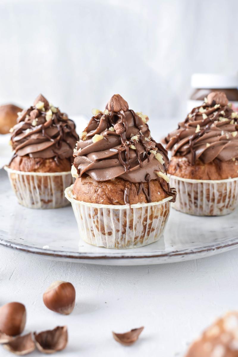 Rezeptbild: Laugen Nutella Cupcakes