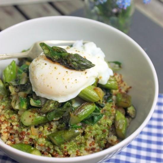Rezeptbild: Quinoa mit Mangold...