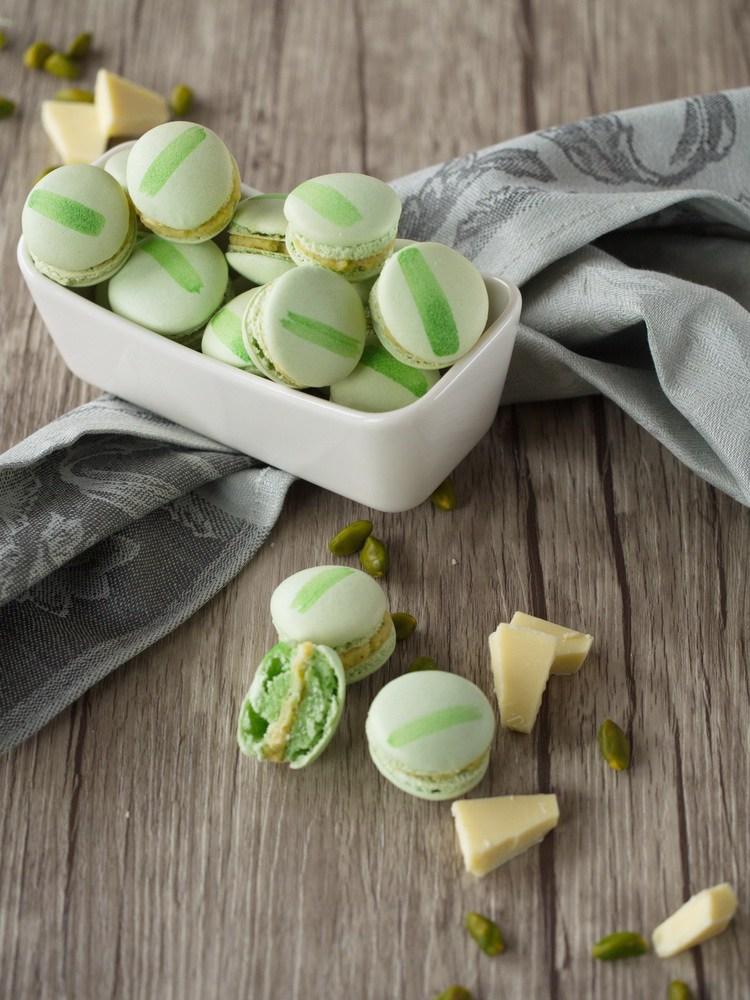 Rezeptbild: Pistazien-Macarons