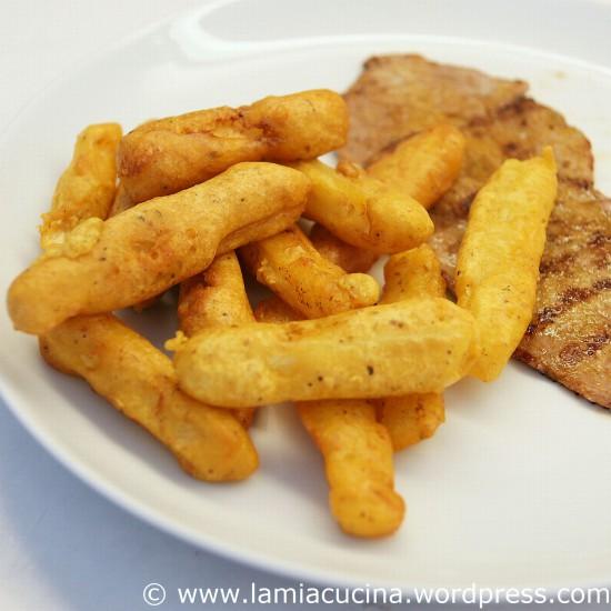 Rezeptbild: Steckrüben Pakora mit Curryschnitzel
