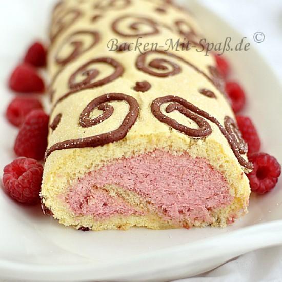 Rezeptbild: Himbeerroulade