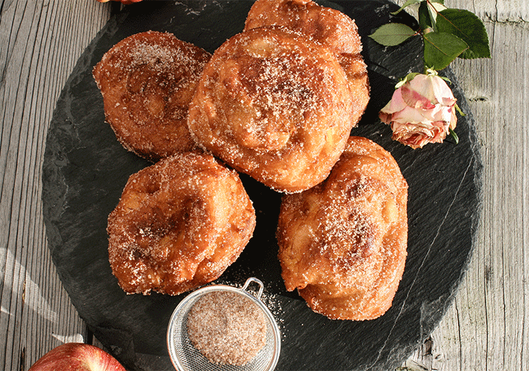 Rezeptbild: Apfelberliner
